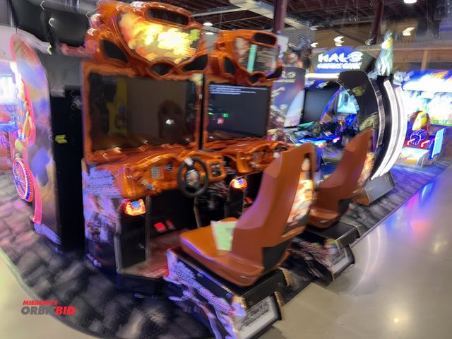 Lot 1-11213 - (1) Raw Thrills Super Cars Fast and Furious single racing arcade game, S/N SCARS42 42168, Makvision ...