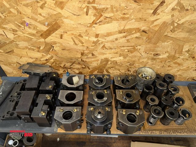 Lot 1-1956 - Lot including assorted Trudex tool holders with assorted collet type tool holders, and various other...