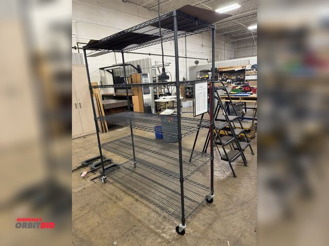 Orbitbid.com - Lot 1-2169 - (1) rolling Metro style rack, 60