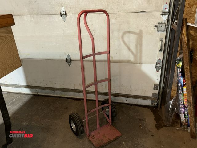 Lot 1-1504 - (1) 2-wheel dolly with 10" diameter pneumatic tires.