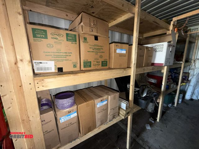 Lot 1-2991 - Large lot of cups and 7" paper plates, (2) boxes of 16 oz. Dart Conex Clear polypropylene cups (1000...