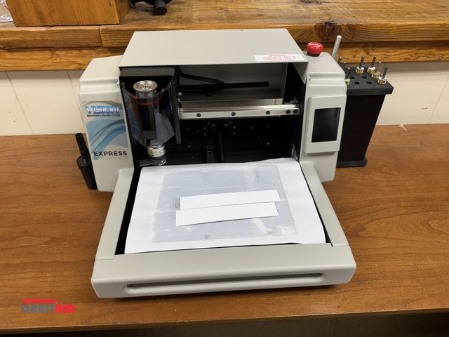 Lot 1-4611 - (1) Vision Express engraving and routing system, condition unknown, no plug.