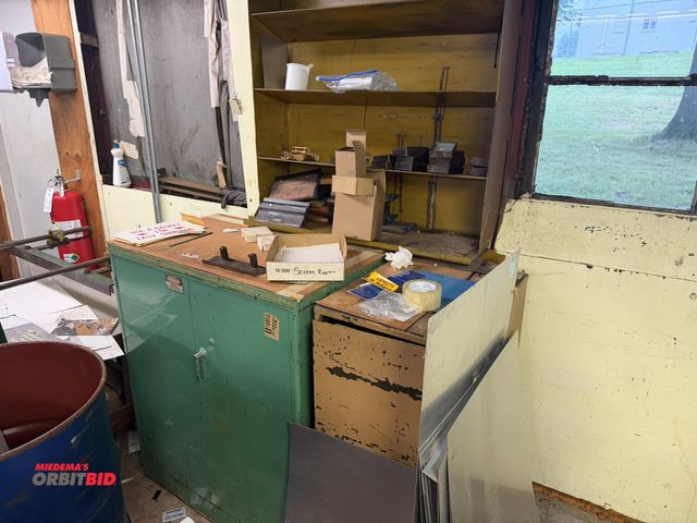 Lot 1-18798 - (1) 36" width x 42" height x 28" depth, 2-door steel cabinet, contents not included, (1) 17" width x...