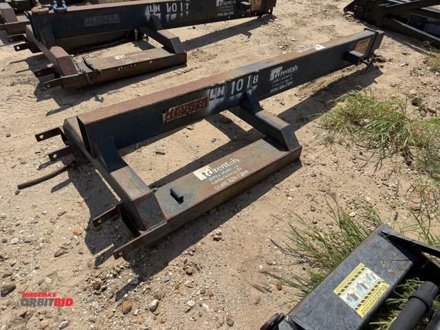 Lot 1-9570 - (1) Haugen Jib attachment, model MIJ, S/N M0010328, with fork pockets.  (Unit #LH1018)