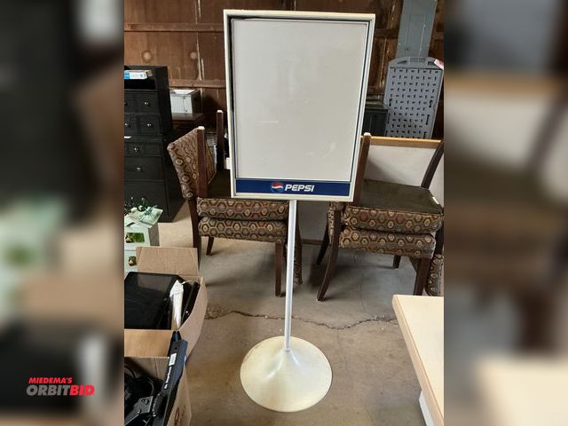 Lot 1-18396 - Pepsi White Board Display Stand