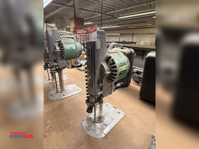 Lot 1-7204 - Lot Of (2) Wolf Pacer Fabric Cutter 110V, 3600 (Rpm) 2 Amps, 1/4 Hp, 60 Cycle