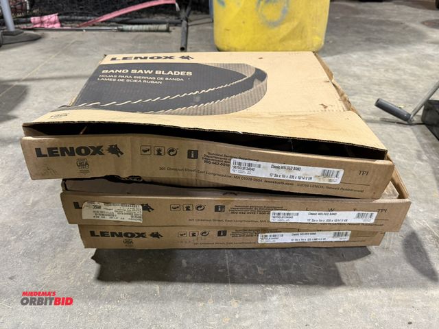 Lot 1-1529 - Lot of (3) new Lenox 13' 3" x 1" x  .035" x 10/14 V VR band saw blades.
