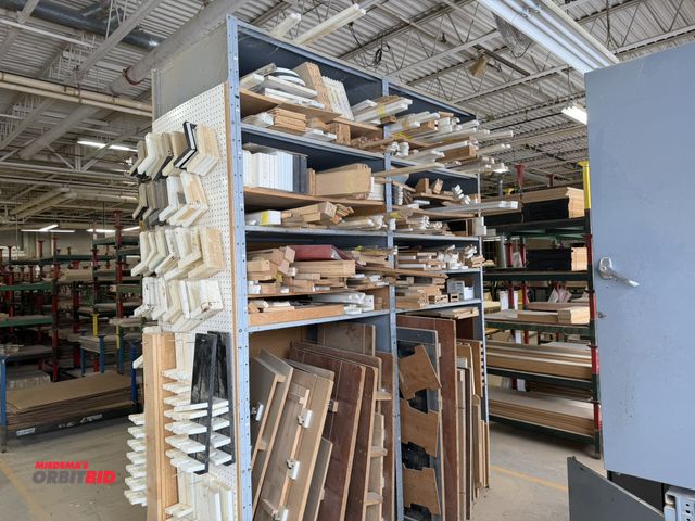 Lot 1-16171 - Lot including (2) 40" width x 108" height x 30" depth heavy duty steel shelving units with pegboard ...