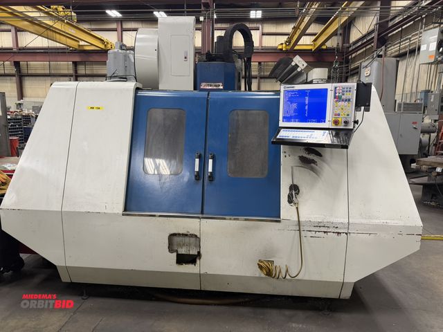 Lot 1-15263 - (1) 2003 Atrump, model M422, vertical machining center, 20" x 52" T-slotted table, 8000 RPM, Cat 40 ...