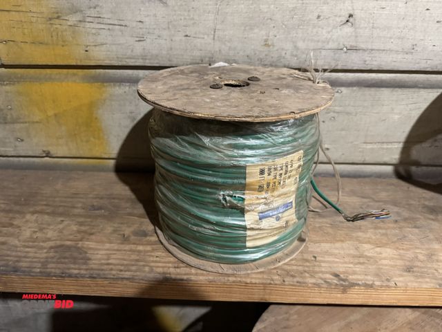 Lot 1-4376 - (1) new 4-pair, Type PCC, 1000' spool of green wire.
