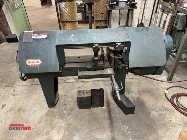 Lot 1-7182 - Kalamzoo 8Cd Horizontal Band Saw,  Capacity 9" × 18", Blade Size: 1" W × 0.035" × 14' 6" L, 230/460V...