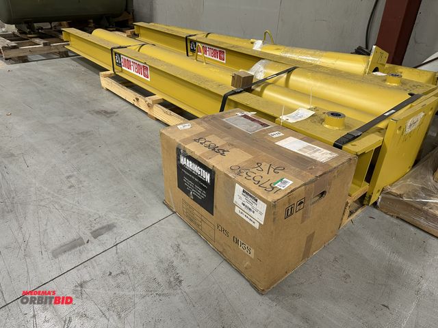 Lot 1-19150 - (1) Harrington, model SNER005S, 1/2-ton capacity electric chain hoist, 230V, single phase, with 20' ...