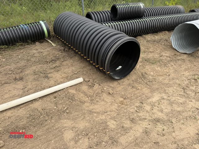 Lot 1-18345 - (1) corrugated pipe, approx. 77" diameter, 24" ID.