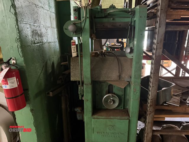 Lot 1-18664 - (1) Geo.T.Schmidt, Inc. heavy duty industrial marking/stamping press, in non-working condition, for ...
