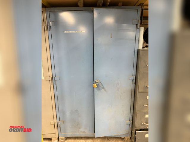 Lot 1-17113 - (1) Lyon 2-door storage cabinet, 48" wide x 24" deep x approx. 78" tall.