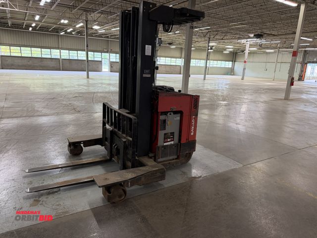 Lot 1-9393 - (1) Raymond, model EASI, 36V, stand on forklift, S/N EF-A-96-06658, 211" max lift height, 4500 lb. c...