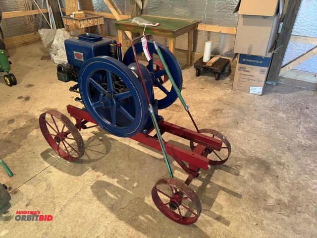 Lot 1-3221 - (1) Alamo 3-1/2 HP Hit &amp; miss engine, speed 400, SN 99117