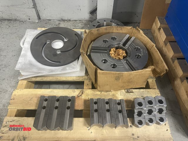 Lot 1-19295 - (1) Kitagawa, model B-210, 10", 3 jaw chuck with accessories.
