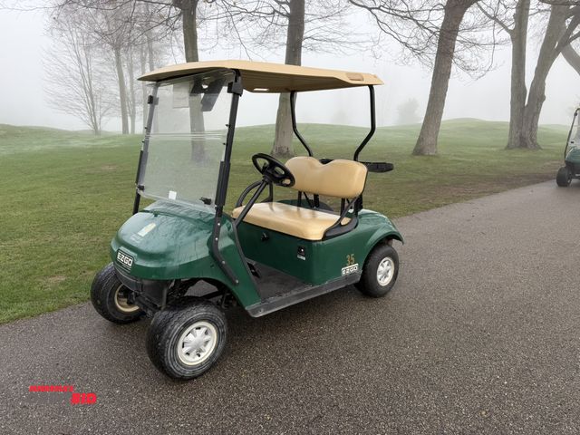 Lot 1-19370 - (1) 2017 E-Z-Go golf cart with a Kawasaki gas engine, model 625111G01, includes canopy, ball cover, ...