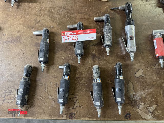 Lot 1-7143 - (8) Sioux Pneumatic 1/4" Rachet Wrench,1/4", Model: 5009