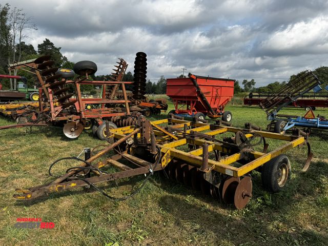 Lot 1-19709 - (1) Landoll Soil Master 9-shank chisel plow, 12' wide, pin style hitch, winning bidder responsible f...