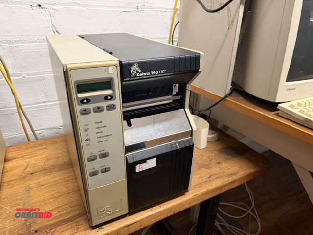 Lot 1-4919 - (1) Zebra 140XIII commercial label printer.
