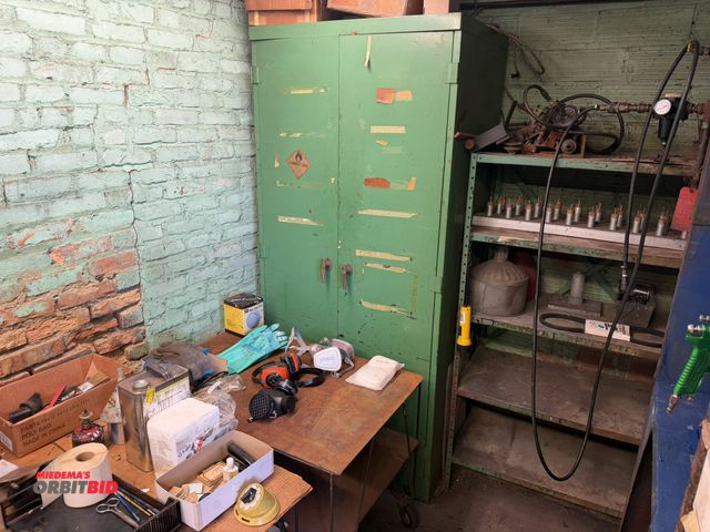 Lot 1-18590 - Lot including (1) 36" width x 42" height x 21" depth, 2-door steel cabinet, contents not included, (...
