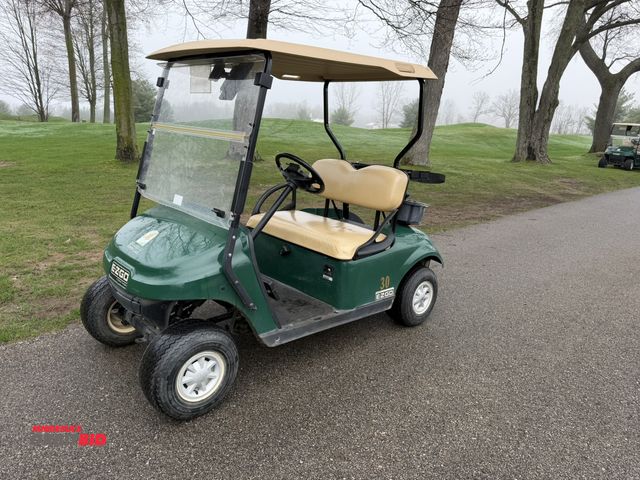 Lot 1-19392 - (1) 2015 E-Z-Go golf cart with a Kawasaki gas engine, does not include Club canopy, includes ball wa...
