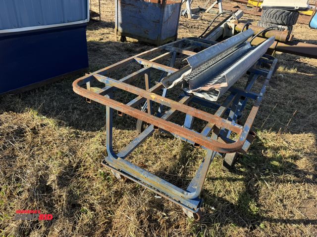 Lot 1-2913 - (1) steel cart, 60" x 32".