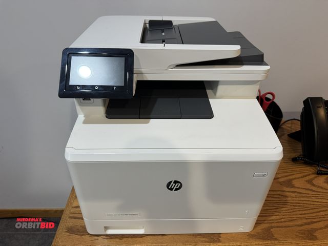 Lot 1-19583 - (1) Hewlett Packard Color Laser Jet Pro MFP M479FDW, printer, in working condition, test page printe...