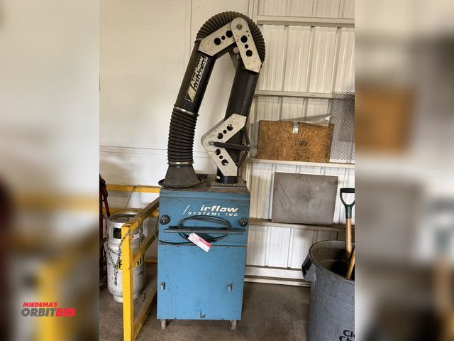 Lot 1-6271 - (1) Air Flow Systems, Inc., portable smoke eater with approx. 88" long flexible hose, 24" width x 38...