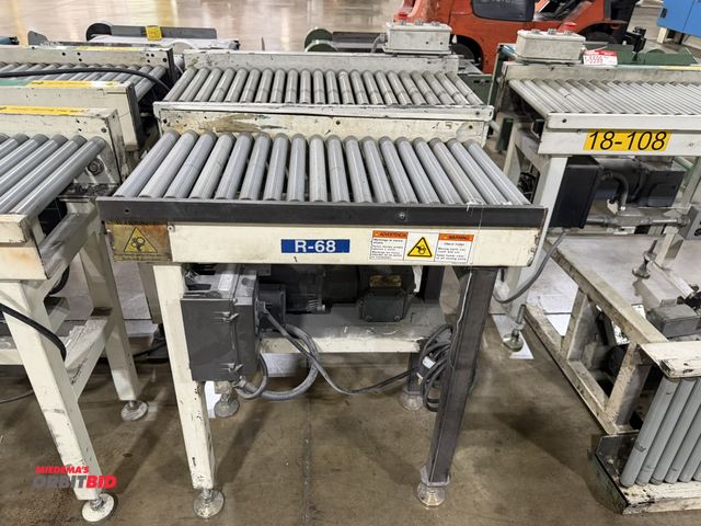 Lot 1-5600 - Lot including (1) 15" width x 30" length, and (1) 15" width x 36" length powered conveyor unit with ...