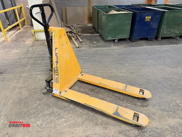 Lot 1-17003 - (1) Lift-Rite, 12V electric walk-behind pallet jacks with 3000 lb. capacity, with Vulcan, model VE12...