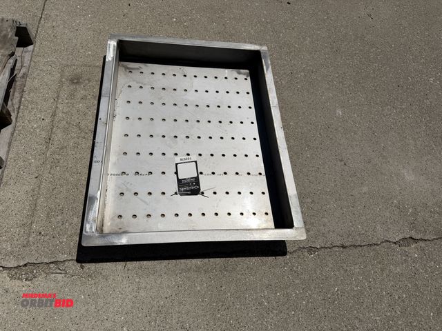 Lot 1-102578 - (1) Stainless tray with holes, 34" x 26-1/2"