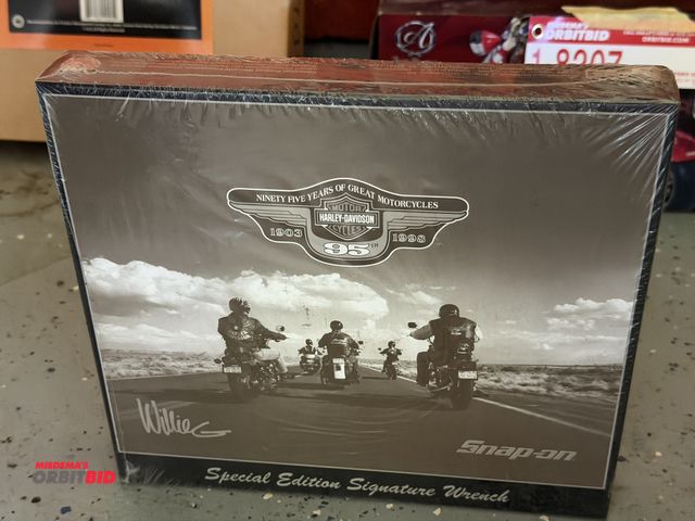 Lot 1-8211 - (1) collectible Snap-On/Harley Davidson 95th Anniversary Special Edition signature wrench, in sealed...