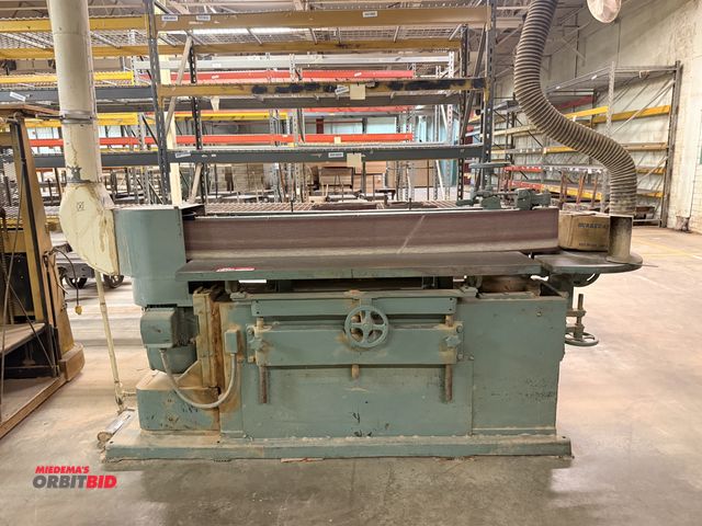 Lot 1-7278 - Wysong &amp; Miles 604 Oscillating Edge Sander Approx. 10''- High Platens 240V, 3Ph S/N. E0S1-286