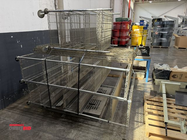 Lot 1-5567 - Lot including (2) 48" width x 72" height x 18" depth Metro style racks, (1) 30" width x 40" height x...