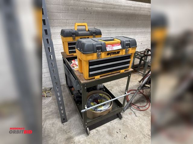 Lot 1-7190 - (2) Waterloo Multi-Drawer Tool Chest With Cart, To Include: Contents Of Cart, Assorted Hand Tools, P...