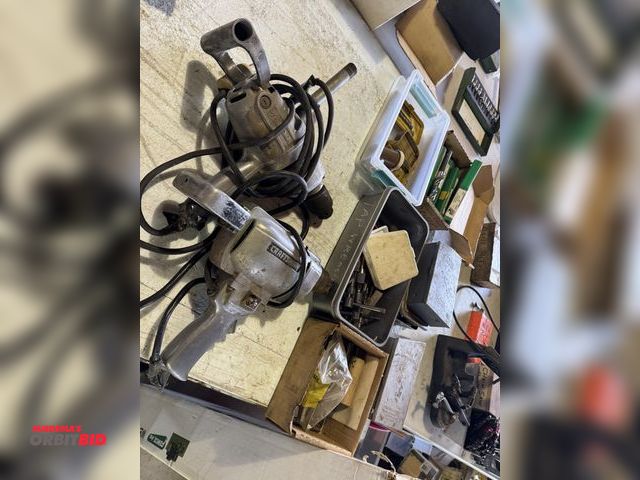 Lot 1-12262 - Lot of (1) Craftsman heavy duty 1/2" reversible drill, and Black &amp; Decker 1/2" reversible drill,...