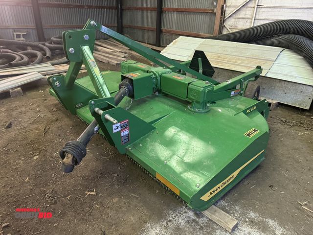 Lot 1-18135 - (1) John Deere RC8M brush hog, 3 pt. hitch hook up, 540 PTO shaft, 8' wide S/N 1P0RC8MCLNP000047.