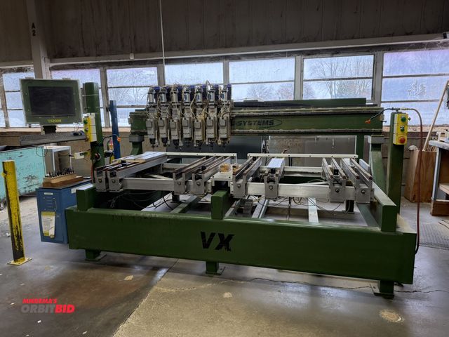 Lot 1-16204 - (1) Accu-Systems, model VX, vertical boring CNC machining center with 3" max. boring depth, 3" panel...