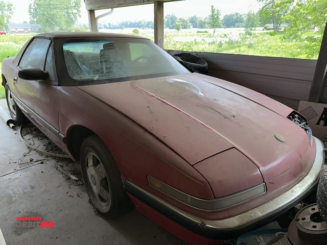 Lot 1-17845 - 1990 Buick Reatta (1) automobile, in non-running condition, car needs repairs, has been sitting sinc...