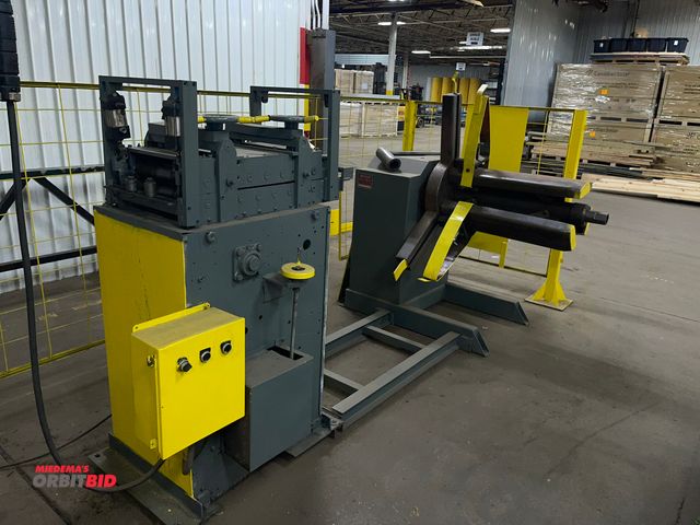 Lot 1-11967 - (1) American Steel Line Company, 4000 lb. capacity coil machine, S/N 6899-1/77, with a 10,000 lb. ca...