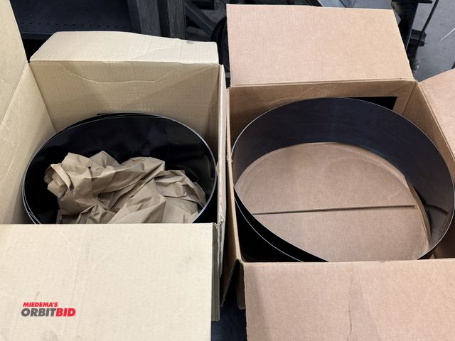 Lot 1-1838 - Lot of assorted blue temper spring steel, 1 box is .030" thick, and 1 box unknown.