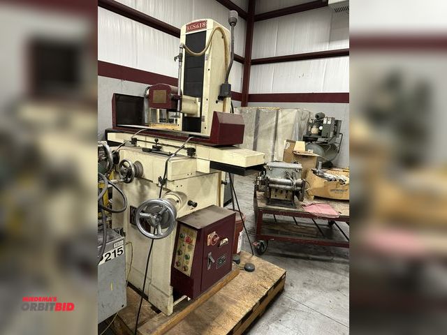 Lot 1-19133 - (1) 2012 Kent, model KGS-618, 6" surface grinder, 6" x 18" T-slotted table, with an 18" x 6" permane...