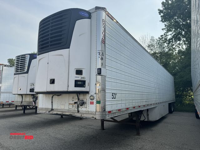 Lot 1-19076 - 2016 Great Dane 53' Semi-Trailer 53' tandem axle reefer trailer, 68,000 lb. GVWR, Carrier 7500X4 die...
