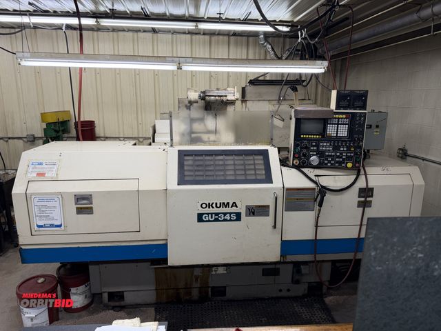 Lot 1-1627 - Okuma GU-34S ID/OD CNC Grinder 12" Universal Grind Head, 40" Center to Center, Okuma OSP500G-G CNC C...