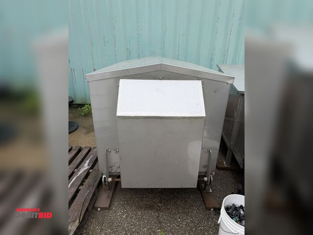 Lot 1-18775 - (1) 47" width x 56" height x 88.5" length custom built, stainless steel pump house.