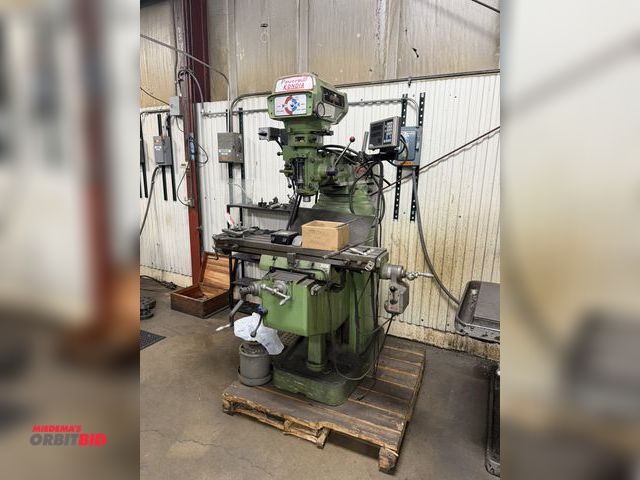 Lot 1-15253 - (1) Kondia Power Mill milling machine, 42" x 9" power feed table, 60 to 4000 RPM, table locks, (1) F...