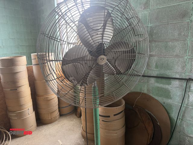 Lot 1-18751 - (1) Emerson Electric 120V, single phase, free-standing adjustable height shop floor fan with approx....